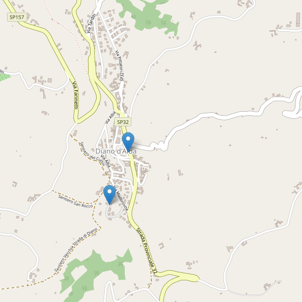 Thumbnail mappa parcheggi di Diano d'Alba