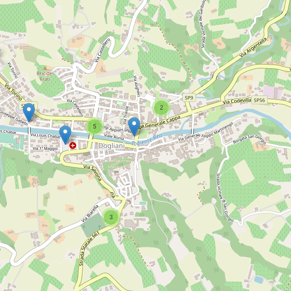 Thumbnail mappa parcheggi di Dogliani