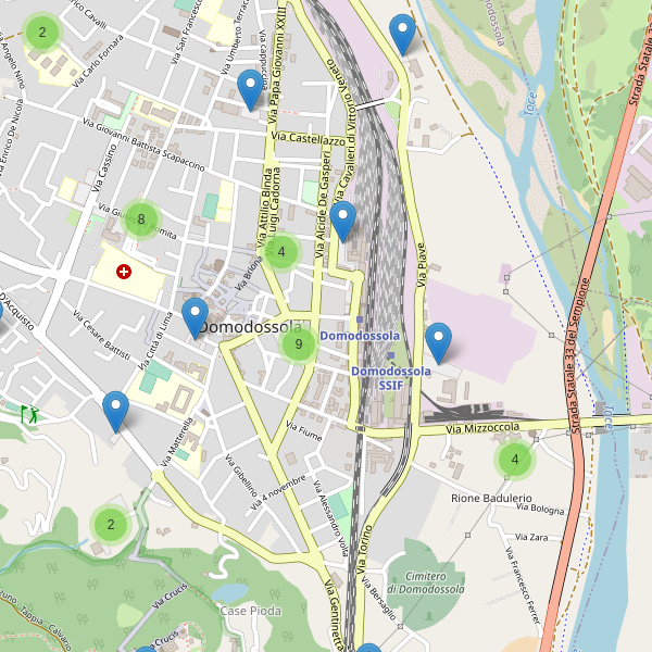 Thumbnail mappa parcheggi di Domodossola