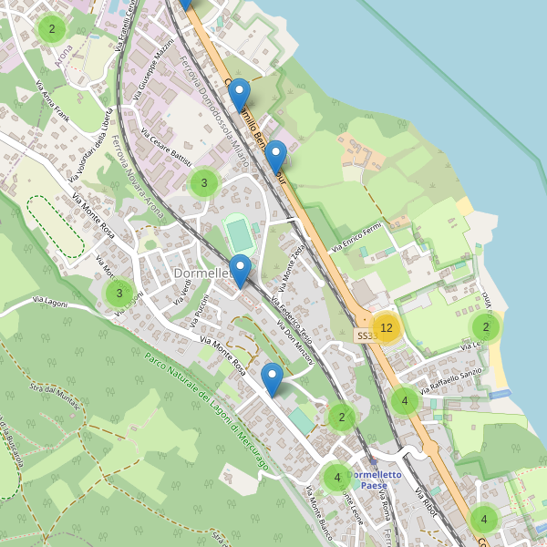 Thumbnail mappa parcheggi di Dormelletto