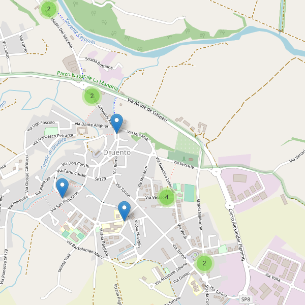 Thumbnail mappa parcheggi di Druento