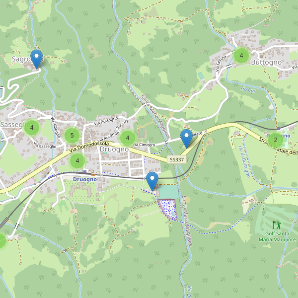 Thumbnail mappa parcheggi di Druogno