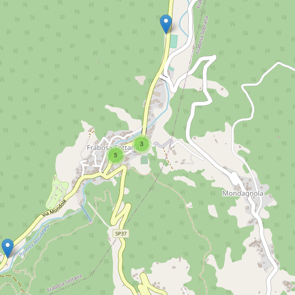 Thumbnail mappa parcheggi di Frabosa Sottana