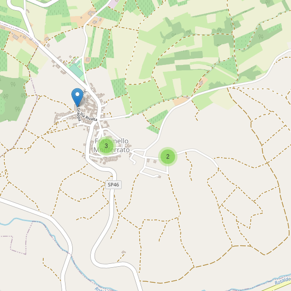 Thumbnail mappa parcheggi di Frassinello Monferrato