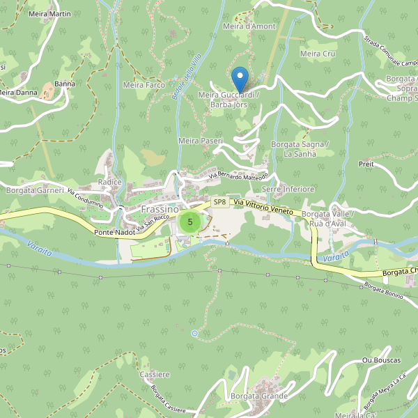 Thumbnail mappa parcheggi di Frassino