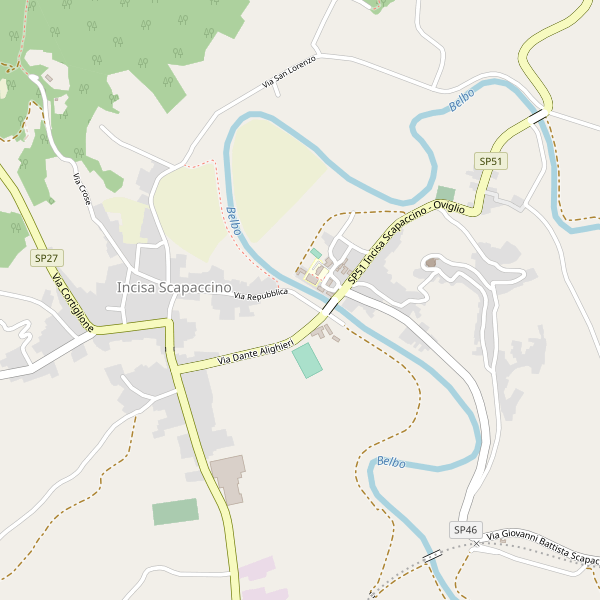 Thumbnail mappa parcheggi di Incisa Scapaccino