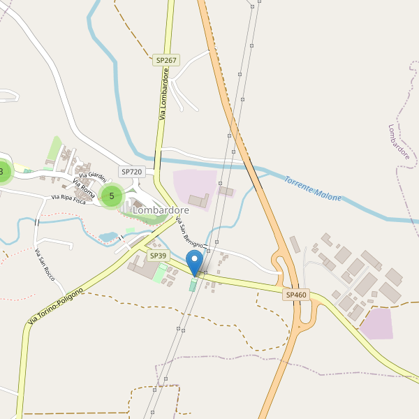 Thumbnail mappa parcheggi di Lombardore