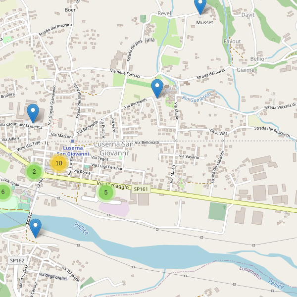 Thumbnail mappa parcheggi di Luserna San Giovanni