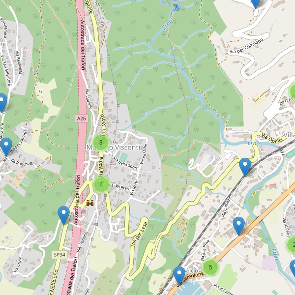Thumbnail mappa parcheggi di Massino Visconti