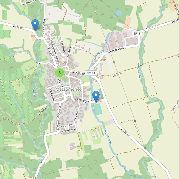 Thumbnail mappa parcheggi di Mezzomerico