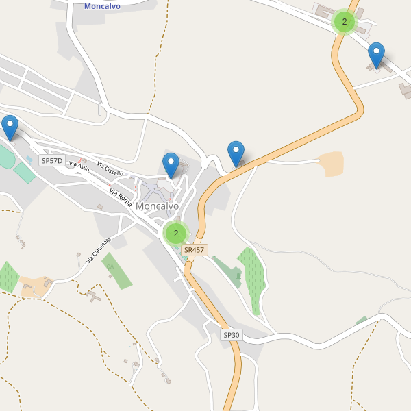 Thumbnail mappa parcheggi di Moncalvo