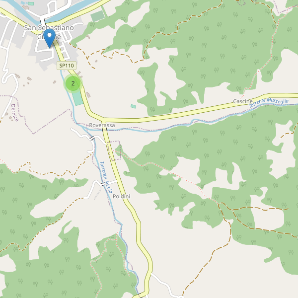 Thumbnail mappa parcheggi di Montacuto