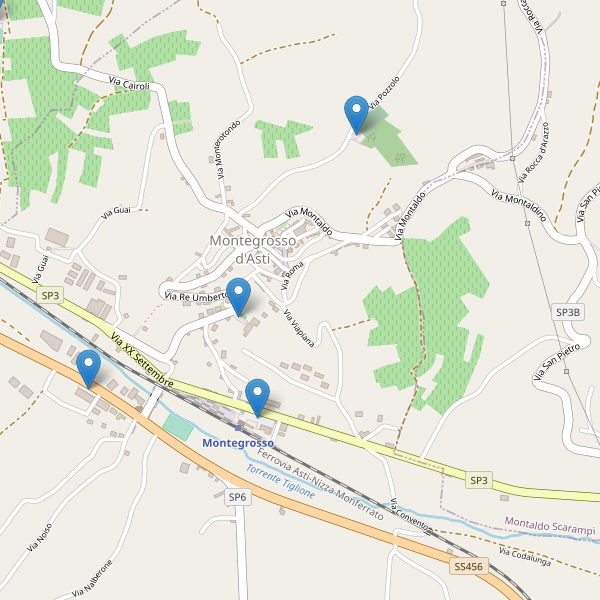 Thumbnail mappa parcheggi di Montegrosso d'Asti