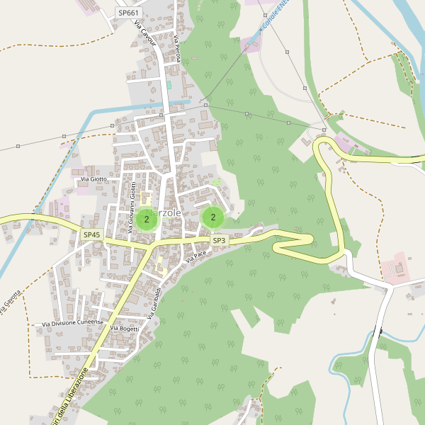Thumbnail mappa parcheggi di Narzole