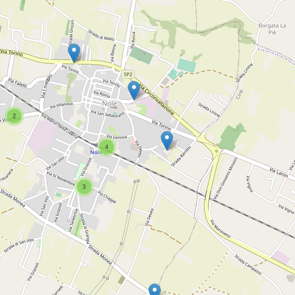 Thumbnail mappa parcheggi di Nole