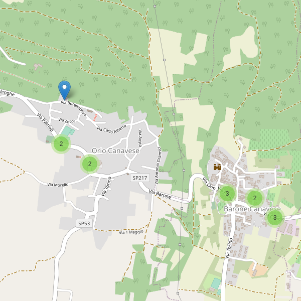 Thumbnail mappa parcheggi di Orio Canavese