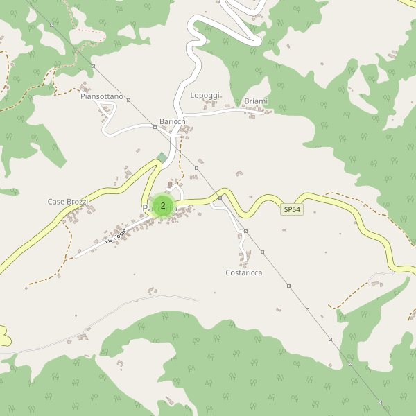 Thumbnail mappa parcheggi di Paroldo