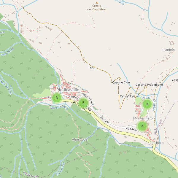 Thumbnail mappa parcheggi di Piedicavallo