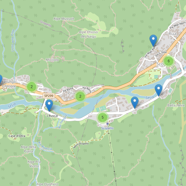 Thumbnail mappa parcheggi di Pila