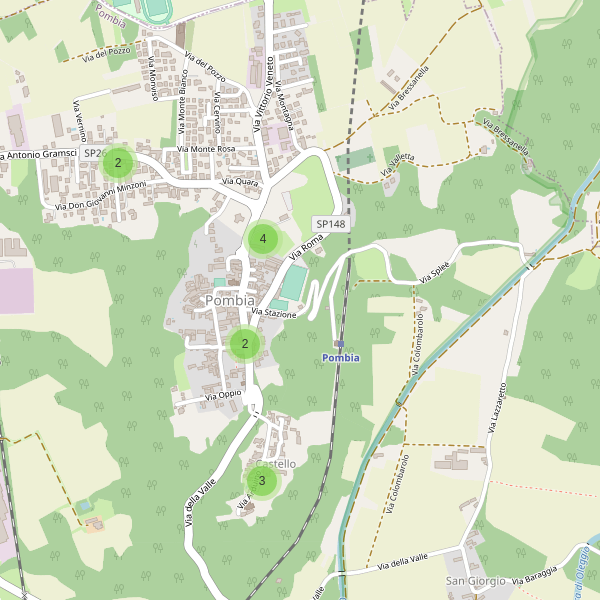 Thumbnail mappa parcheggi di Pombia