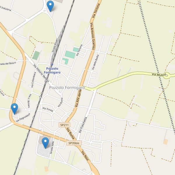 Thumbnail mappa parcheggi di Pozzolo Formigaro