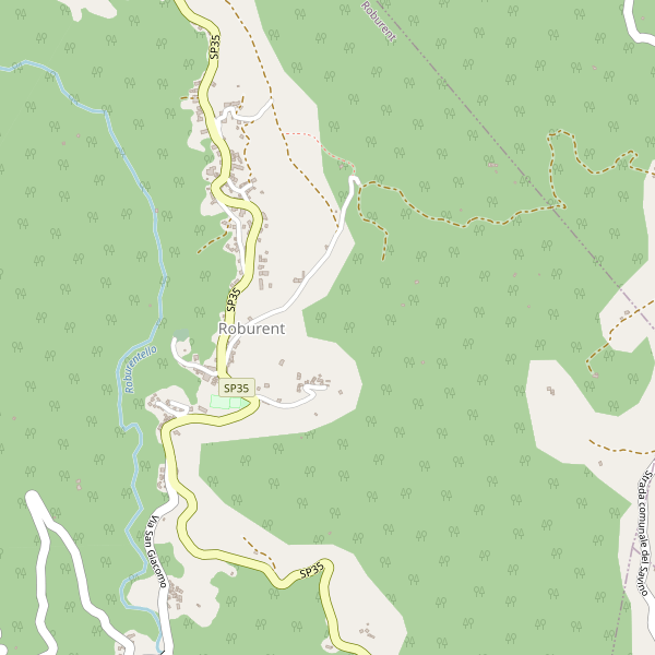 Thumbnail mappa parcheggi di Roburent