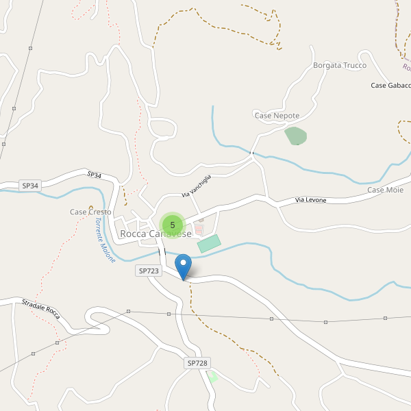Thumbnail mappa parcheggi di Rocca Canavese
