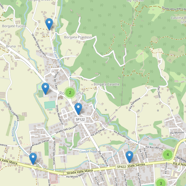 Thumbnail mappa parcheggi di Roccabruna