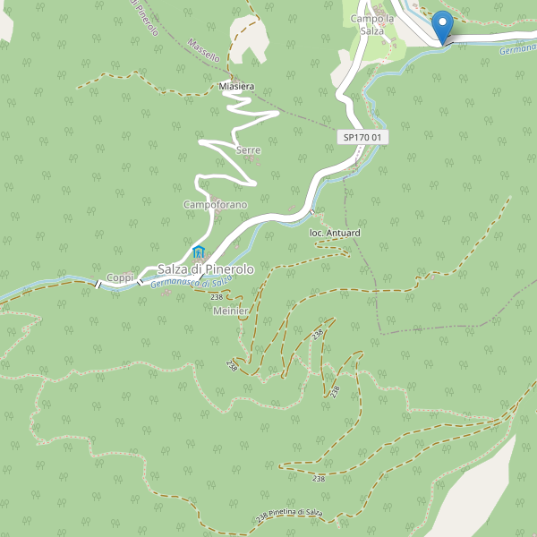 Thumbnail mappa parcheggi di Salza di Pinerolo
