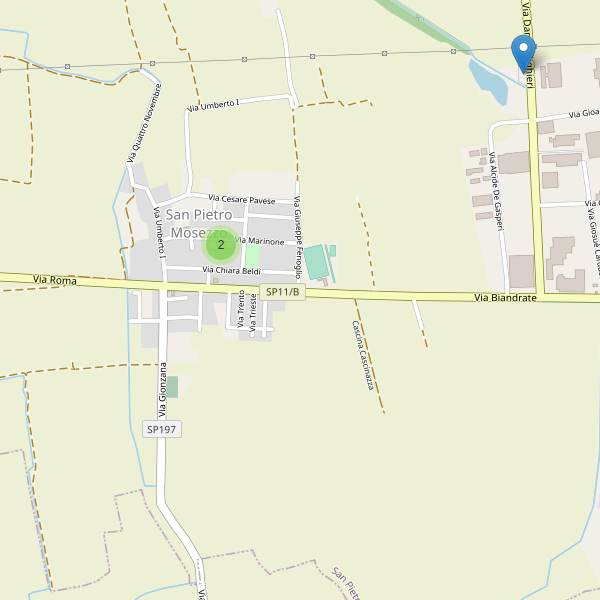 Thumbnail mappa parcheggi di San Pietro Mosezzo