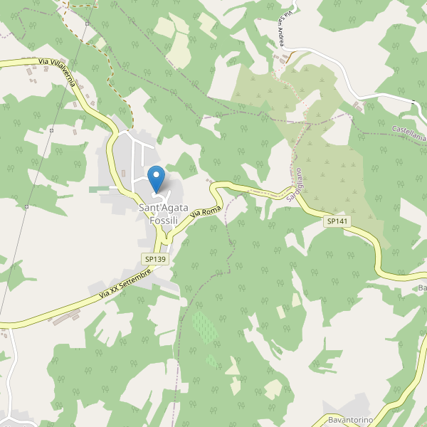 Thumbnail mappa parcheggi di Sant'Agata Fossili