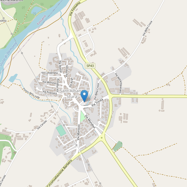 Thumbnail mappa parcheggi di Sant'Albano Stura