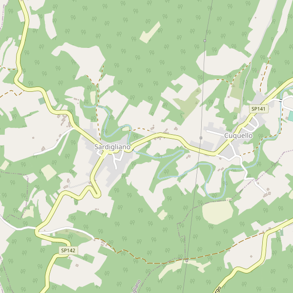 Thumbnail mappa parcheggi di Sardigliano