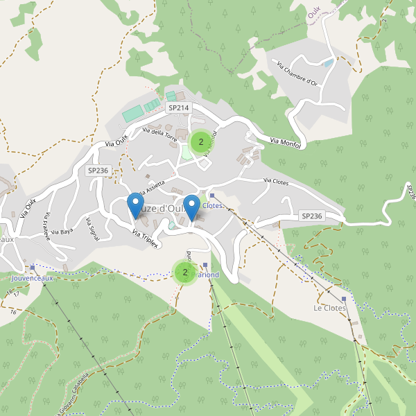 Thumbnail mappa parcheggi di Sauze d'Oulx
