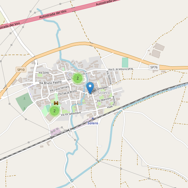 Thumbnail mappa parcheggi di Solero