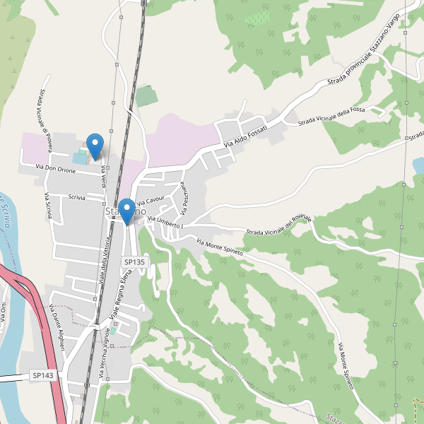 Thumbnail mappa parcheggi di Stazzano