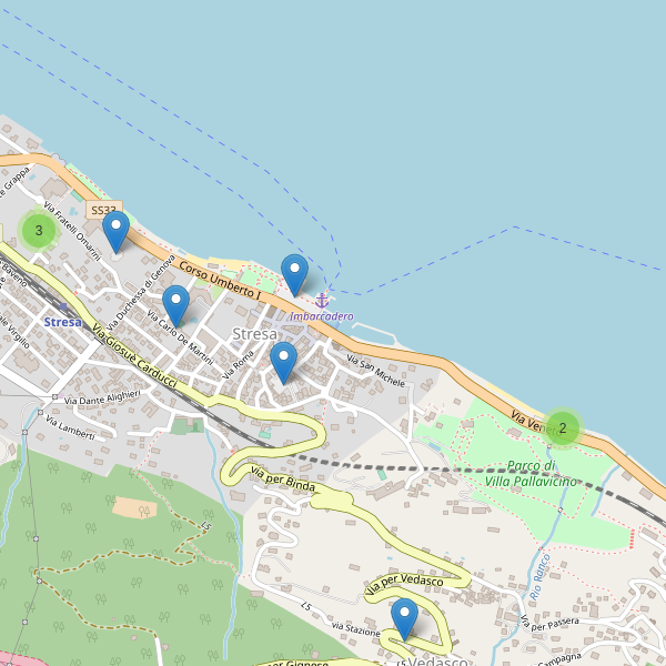 Thumbnail mappa parcheggi di Stresa