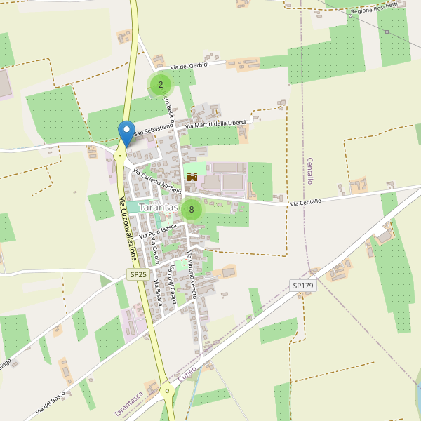 Thumbnail mappa parcheggi di Tarantasca