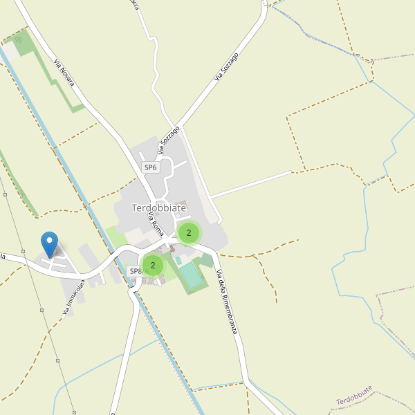 Thumbnail mappa parcheggi di Terdobbiate