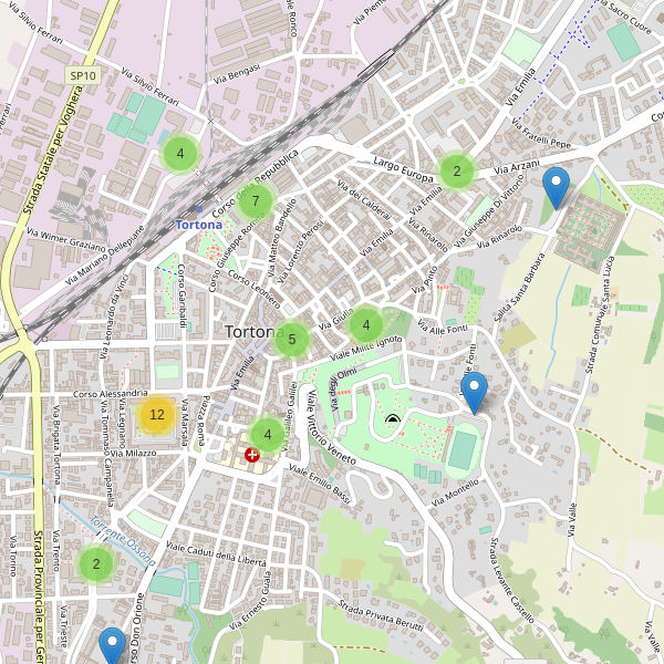 Thumbnail mappa parcheggi di Tortona