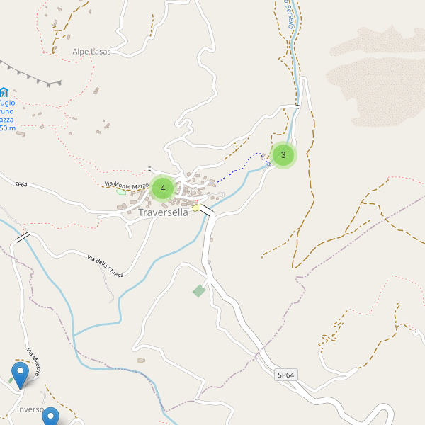 Thumbnail mappa parcheggi di Traversella