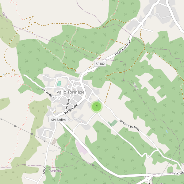 Thumbnail mappa parcheggi di Vallo Torinese