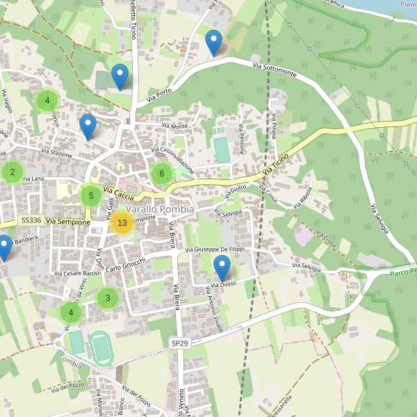 Thumbnail mappa parcheggi di Varallo Pombia