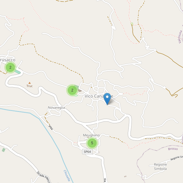Thumbnail mappa parcheggi di Vico Canavese