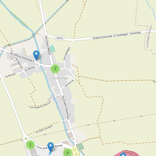 Thumbnail mappa parcheggi di Vicolungo