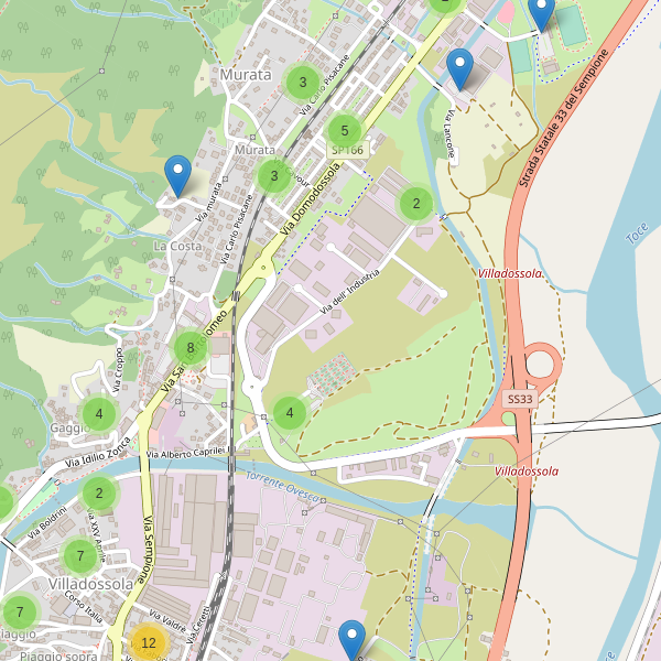 Thumbnail mappa parcheggi di Villadossola