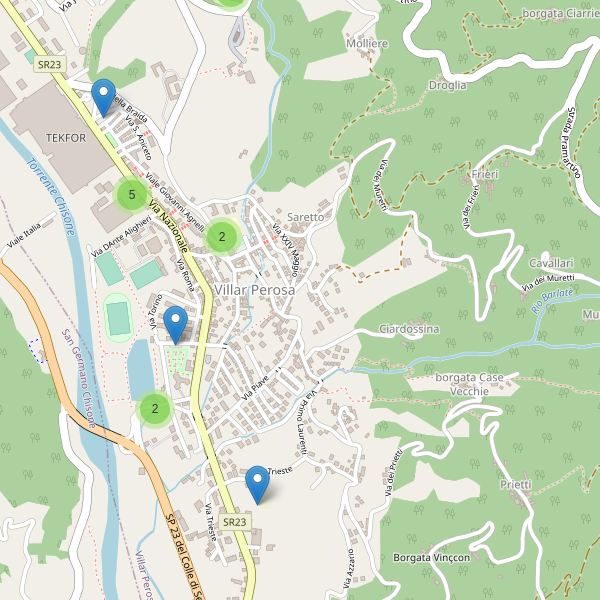 Thumbnail mappa parcheggi di Villar Perosa