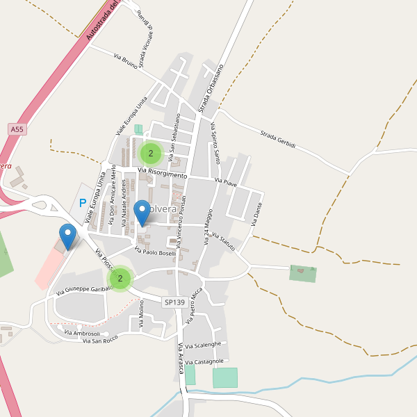 Thumbnail mappa parcheggi di Volvera