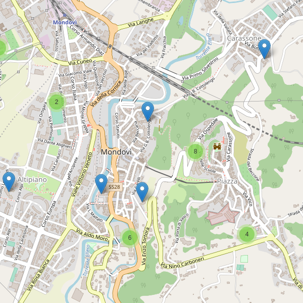 Thumbnail mappa scuole di Mondovì