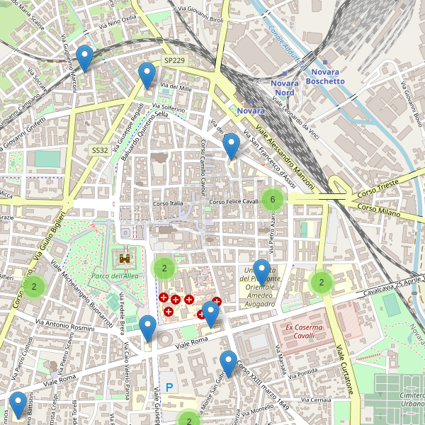 Thumbnail mappa scuole di Novara